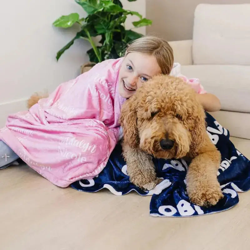 Plaid Personnalisé Chien & Chat - Collection Fidèle | Protection Chic & Havre de Paix